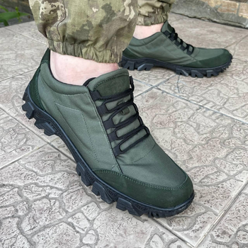 Кросівки чоловічі тактичні літні сітка ЗСУ (ЗСУ) 6995 44 р 28,5 см зелені