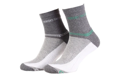 Носки Sergio Tacchini 2-pack 36-40 white/gray/green 13150661-2