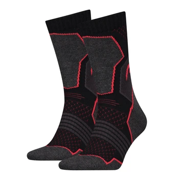 Носки Head Hiking Crew Unisex 2-pack 35-38 black/red 781001001-232