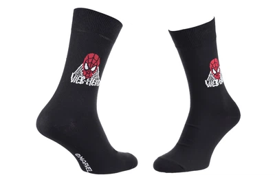 Носки Marvel Spider-Man Web Head 1-pack 39-42 black 93152362-6