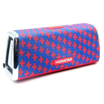 Беспроводная Bluetooth колонка Hopestar H23 (Красно-синий)