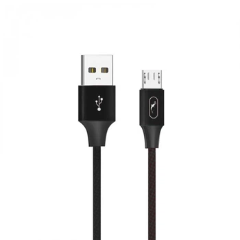 Кабель SkyDolphin S55V Neylon USB – microUSB M/M 1 м – передача данных и зарядка, 2,4 А(DL_30DEFE33324E)