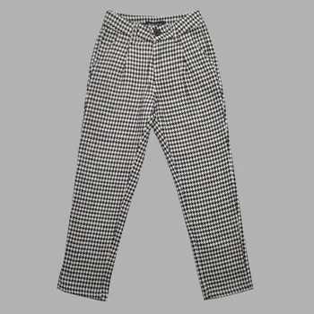 Брюки для девочки Maria Style V068 146 см Чёрный Белый