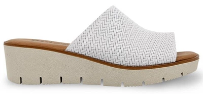 Шльопанці на танкетці Blusandal 38 blanco (3405_38) білі