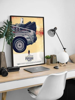 Постер фільму Back to the Future / Назад у майбутнє 3 в рамці