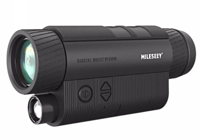 Цифровой прибор ночного видения монокль Mileseey NV20 5-х кратный zoom с функцией записи для охотников и рыбаков Черный
