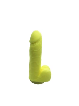Мыло в форме пениса Чистий Кайф Yellow size S, крафтовое мыло-член, натуральное