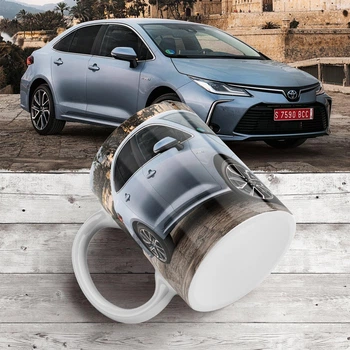 Чашка с фотографией Toyota Corolla E21 (12 поколение) 330 мл