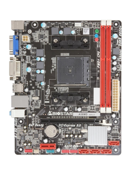 Материнская плата Socket FM2+ BioSTAR A58MD ( sFM2+/ FM2 , DDR3, AMD A55 , PCI-Ex16 ) Б/У
