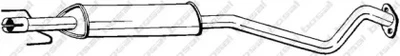 Глушник Bosal передній Opel ASTRA G 98-00 (BO0080) (284-365)
