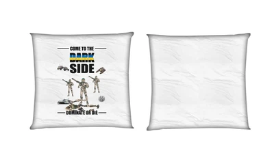 Подушка Dark Side квадратна двостороння стандарт 35 х 35 см - MyTee