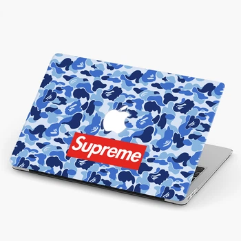 Чехол пластиковый для Apple MacBook Pro 13 A1278 Синий Бейп (Blue Bape) макбук про case hard cover (6347-1897)