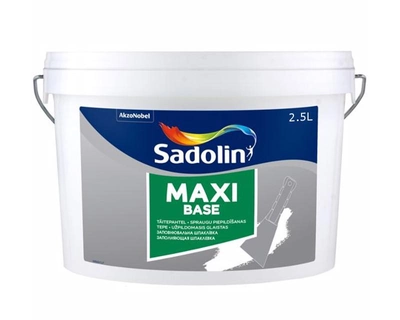 Шпаклівка дисперсійна SADOLIN MAXI BASE стартова світло-сіра 2,5 л