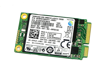 SSD 128GB Samsung SM841N mSATA MLC (MZMPD128HCFV) OEM