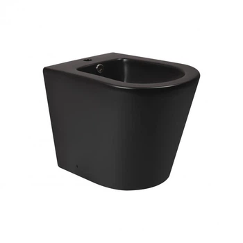 Біде підлогове Qtap Scorpio 585x365x430 Matt black QT14441003CMB
