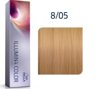 Крем-фарба для волосся Wella Illumina Color 8/05 Світлий махагоновий блонд натурально-махагоновий 60 мл