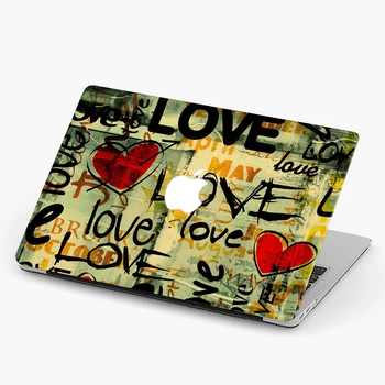 Чехол пластиковый для Apple MacBook Pro 14.2 A2442 Любовь (Love) макбук про case hard cover (10431-2102)