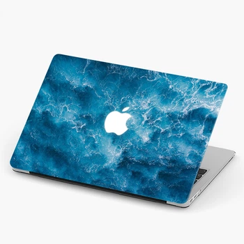 Чехол пластиковый для Apple MacBook Air 13 A1932 / A2179 Морская волна макбук про case hard cover (6347-2796)