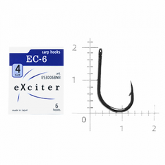 Крючок eXciter model EC - 6 № 4 (6 hooks)