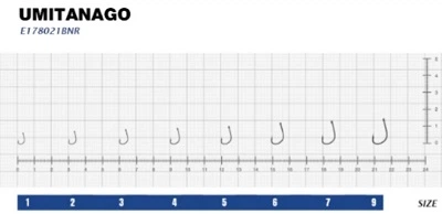 Крючок eXciter model Umitanago № 9 (10 hooks)