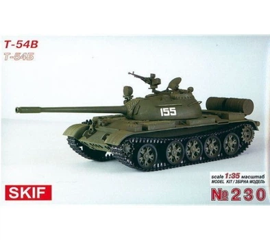 Модель сборная для склеивания SKIF Танк Т-54В (МК230)