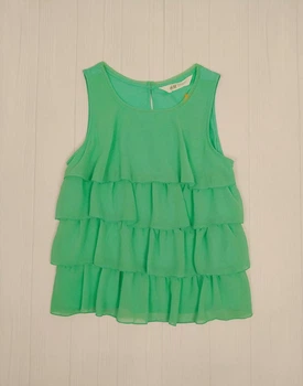 Блуза на дівчинку H&M 146 см 10-11 років зелена (3548)
