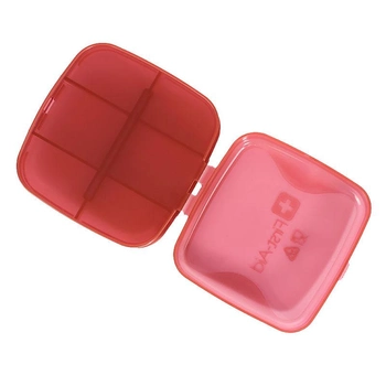 Таблетка органайзер Lesko FY-8828 Red контейнер для таблеток (K/OPT1_8326-30386)