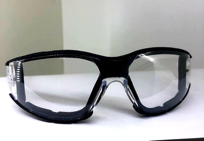 Тактичні окуляри прозорі з обтюратором