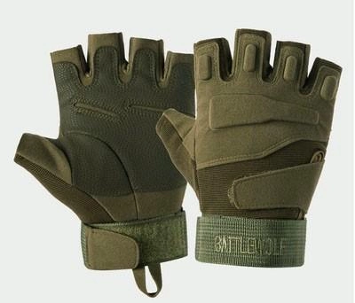 Тактические Перчатки беспалые BLACKHAWK Gloves, оливкового цвета, размер L, TTM-05 K_1 №1