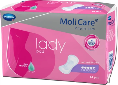 Прокладки урологічні Hartmann MoliCare Premium lady pad при нетриманні сечі 4.5 краплі 14 шт (4052199290645)