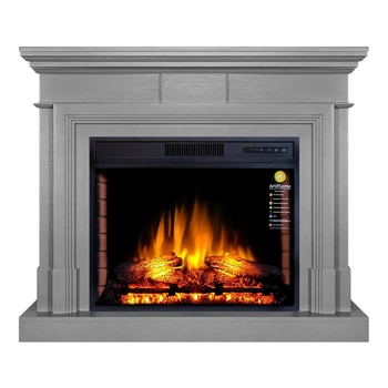 Электрокамин ArtiFlame Stamford AF28S серый