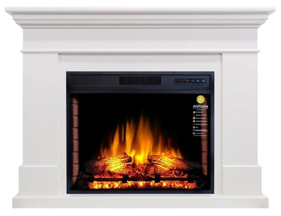 Электрокамин ArtiFlame Sacramento AF28S белый