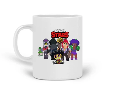 Кружка Бравл Старс (Brawl Stars) (20259-1004) Керамика Белый