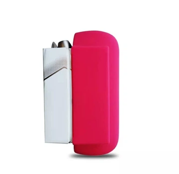 Чехол для IQOS 3.0 силиконовый с карманом под пачку Красный