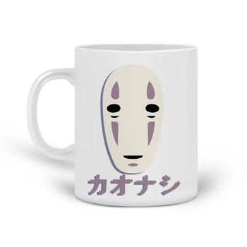 Кружка Унесённые призраками Безликий Бог Каонаси (Spirited Away Faceless God Kaonashi) (20259-2646) Керамика Белый