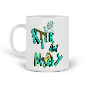 Кружка Рик и Морти Рик Санчез и Морти Смит (Rick and Morty Rick Sanchez and Morty Smith) (20259-2939) Керамика Белый