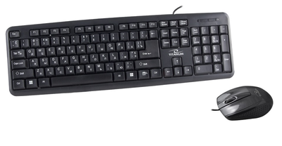 Комплект (клавиатура, мышь) Esperanza TK110 Black USB