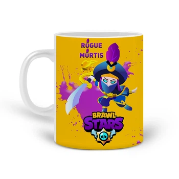 Кружка Бравл Старс Роуг Коварный Мортис (Brawl Stars Rogue Mortis) (20259-2633) Керамика Белый
