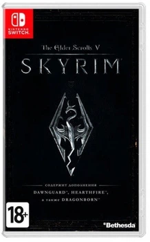 Игра The Elder Scrolls V: Skyrim для Nintendo Switch (Картридж, Russian version) Б/У