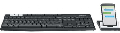 Клавіатура бездротова Logitech Wireless K375s Graphite (920-008184)