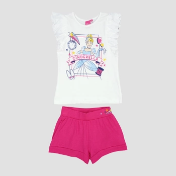 Костюм (футболка + шорты) Disney Princesse ET1278 Белый
