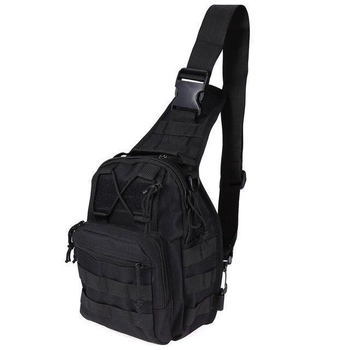 Тактична сумка військова рюкзак LVD 600D Black (Чорний)