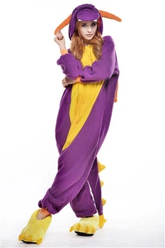 Кігурумі фіолетовий дракон (спайро) Kigurumi krd0075 XL