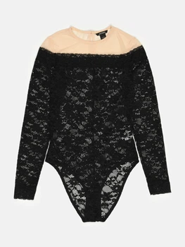 Боди Monki S черный 5318326