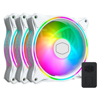 Набор вентиляторов для корпуса Cooler Master SickleFlow 120 ARGB White Edition 3in1 (MFX-B2DW-183PA-R1)