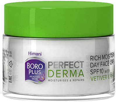 Интенсивный увлажняющий дневной крем для лица Боро Плюс Perfect Derma SPF 10 50 мл (8901248339056)