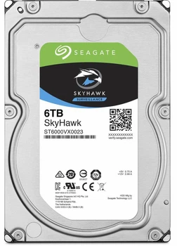 Накопитель HDD SATA 6.0TB Seagate SkyHawk Surveillance 256MB (ST6000VX001)
