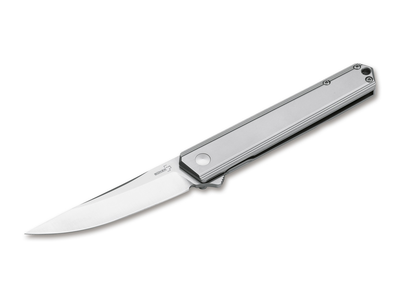 Ніж Boker Plus Kwaiken Flipper Framelock Сірий