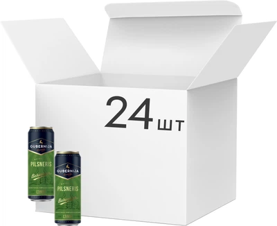 Gubernija Pilsner Bohemian світле фільтроване 0,568 л × 24
