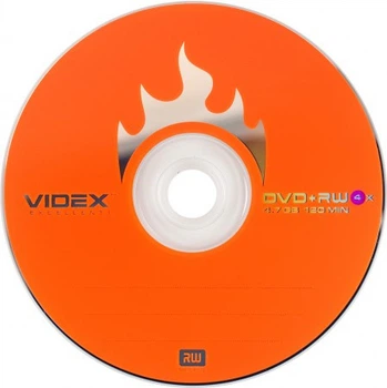 Компакт диск Videx DVD+RW 4.7 Gb 4x bulk 10 + конверт